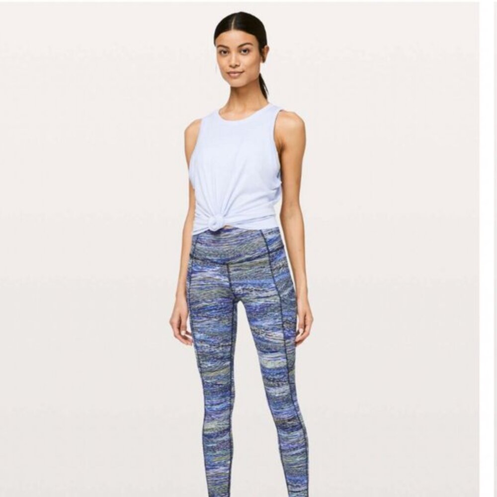 4/$20 Space Dye High-Rise Leggings with Scrunched Ankle small